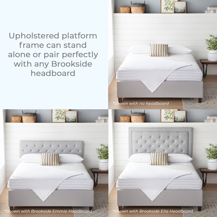 Hateya upholstered shop platform bed